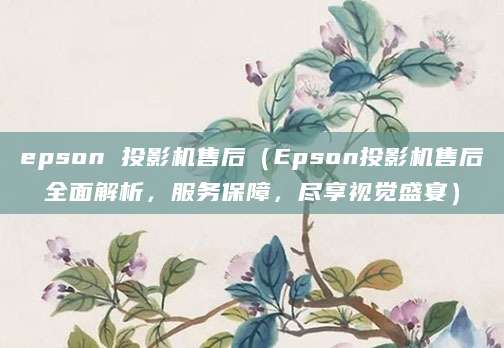 epson 投影机售后（Epson投影机售后全面解析，服务保障，尽享视觉盛宴）