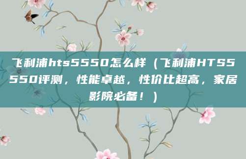 飞利浦hts5550怎么样（飞利浦HTS5550评测，性能卓越，性价比超高，家居影院必备！）