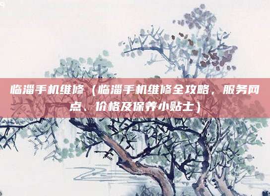 临淄手机维修（临淄手机维修全攻略，服务网点、价格及保养小贴士）