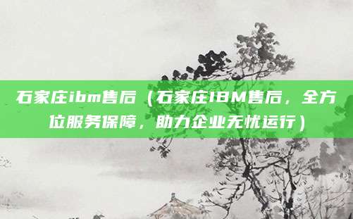 石家庄ibm售后（石家庄IBM售后，全方位服务保障，助力企业无忧运行）
