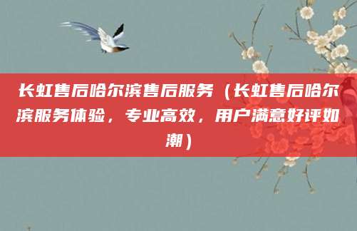 长虹售后哈尔滨售后服务（长虹售后哈尔滨服务体验，专业高效，用户满意好评如潮）