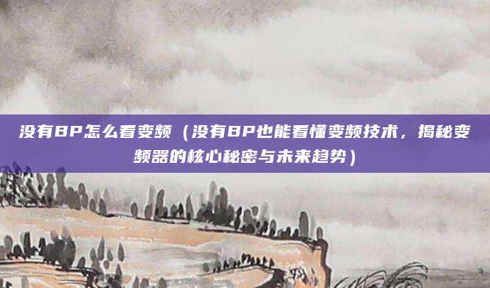 没有BP怎么看变频（没有BP也能看懂变频技术，揭秘变频器的核心秘密与未来趋势）