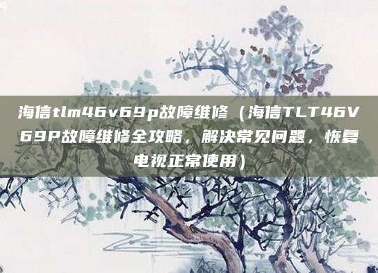 海信tlm46v69p故障维修（海信TLT46V69P故障维修全攻略，解决常见问题，恢复电视正常使用）