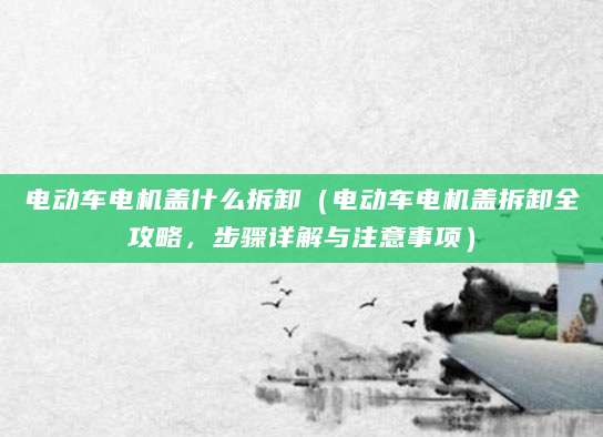 电动车电机盖什么拆卸（电动车电机盖拆卸全攻略，步骤详解与注意事项）