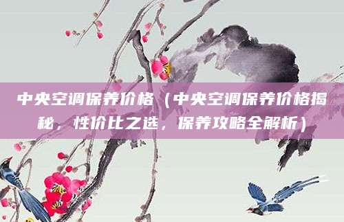 中央空调保养价格（中央空调保养价格揭秘，性价比之选，保养攻略全解析）