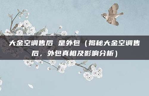 大金空调售后 是外包（揭秘大金空调售后，外包真相及影响分析）