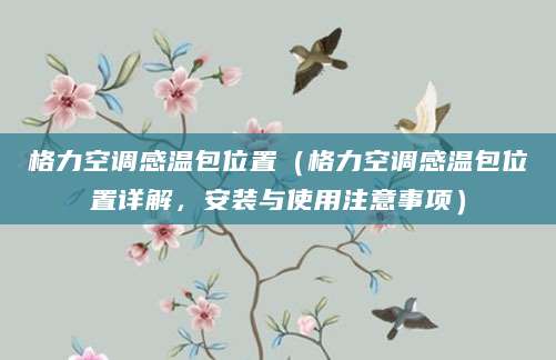 格力空调感温包位置（格力空调感温包位置详解，安装与使用注意事项）