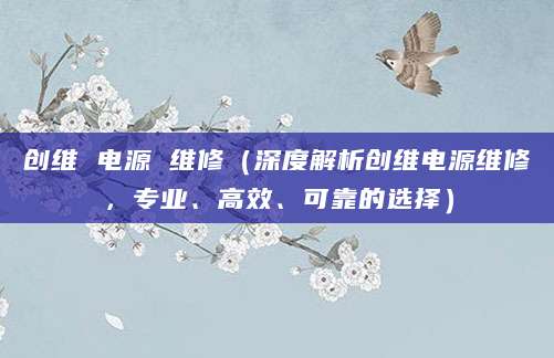 创维 电源 维修（深度解析创维电源维修，专业、高效、可靠的选择）