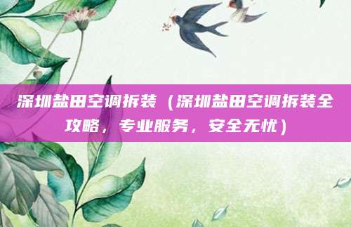 深圳盐田空调拆装（深圳盐田空调拆装全攻略，专业服务，安全无忧）