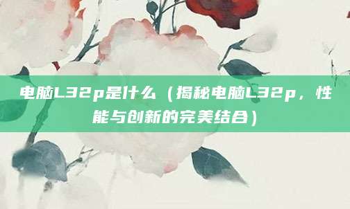 电脑L32p是什么（揭秘电脑L32p，性能与创新的完美结合）