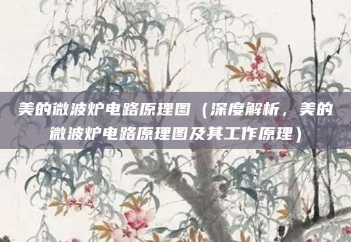 美的微波炉电路原理图（深度解析，美的微波炉电路原理图及其工作原理）