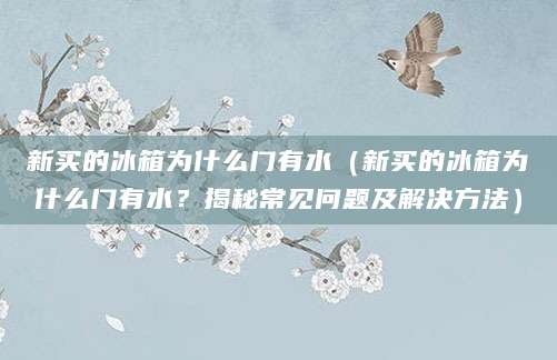 新买的冰箱为什么门有水（新买的冰箱为什么门有水？揭秘常见问题及解决方法）