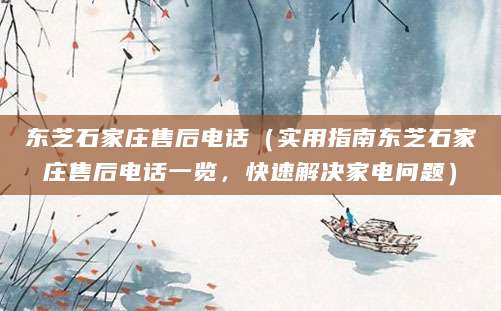 东芝石家庄售后电话（实用指南东芝石家庄售后电话一览，快速解决家电问题）