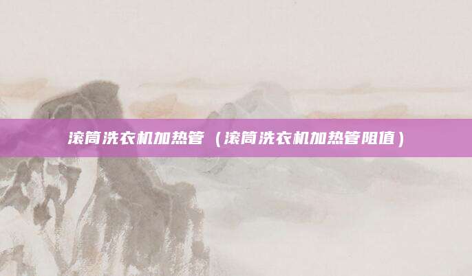 滚筒洗衣机加热管（滚筒洗衣机加热管阻值）