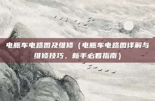 电瓶车电路图及维修（电瓶车电路图详解与维修技巧，新手必看指南）