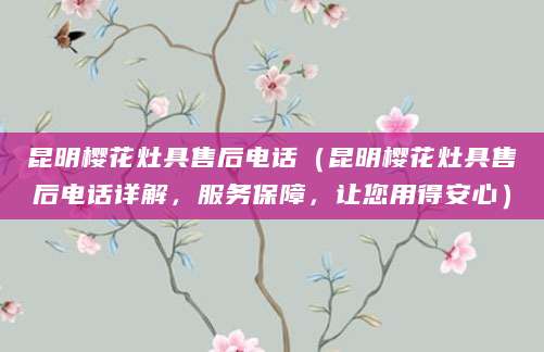 昆明樱花灶具售后电话（昆明樱花灶具售后电话详解，服务保障，让您用得安心）