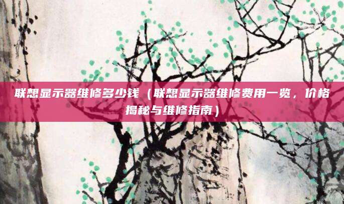 联想显示器维修多少钱（联想显示器维修费用一览，价格揭秘与维修指南）
