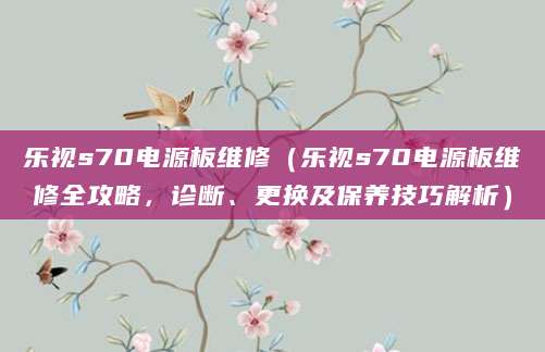 乐视s70电源板维修（乐视s70电源板维修全攻略，诊断、更换及保养技巧解析）