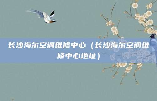 长沙海尔空调维修中心（长沙海尔空调维修中心地址）