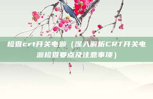 检查crt开关电源（深入解析CRT开关电源检查要点及注意事项）