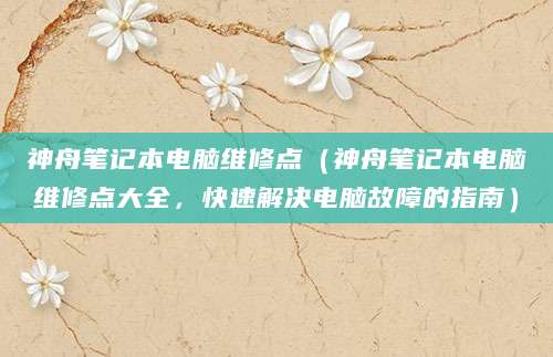 神舟笔记本电脑维修点(神舟笔记本电脑维修点大全,快速解决电脑故障的指南)
