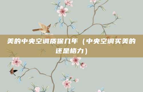 美的中央空调质保几年（中央空调买美的还是格力）