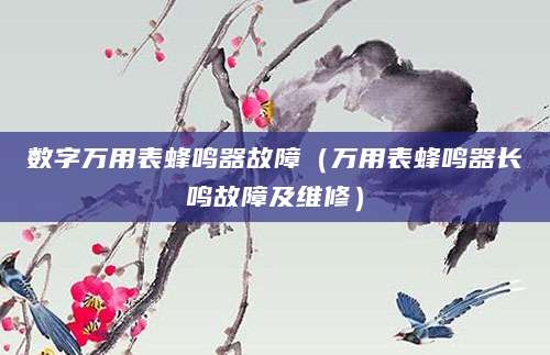 数字万用表蜂鸣器故障（万用表蜂鸣器长鸣故障及维修）