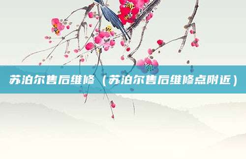 苏泊尔售后维修（苏泊尔售后维修点附近）