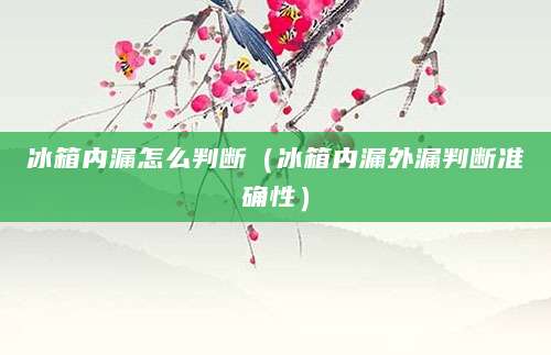 冰箱内漏怎么判断（冰箱内漏外漏判断准确性）