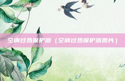 空调过热保护器（空调过热保护器图片）