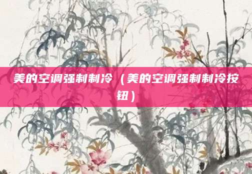 美的空调强制制冷（美的空调强制制冷按钮）