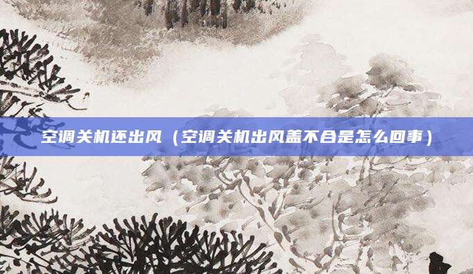 空调关机还出风（空调关机出风盖不合是怎么回事）