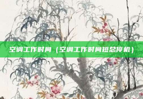 空调工作时间（空调工作时间短总停机）