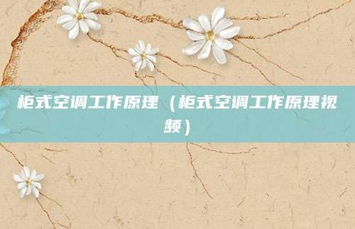 柜式空调工作原理（柜式空调工作原理视频）