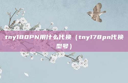 tny180PN用什么代换（tny178pn代换型号）