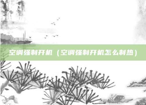 空调强制开机（空调强制开机怎么制热）