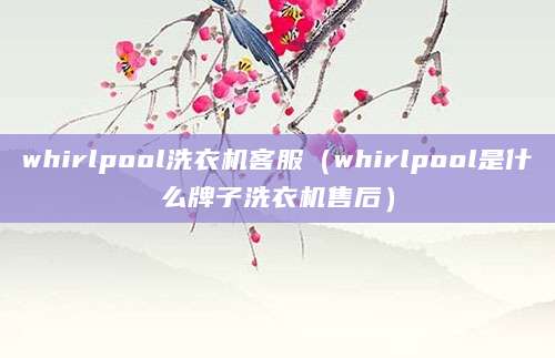 whirlpool洗衣机客服（whirlpool是什么牌子洗衣机售后）