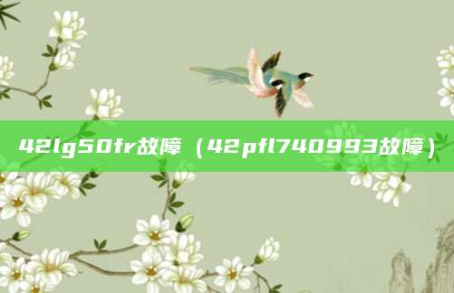 42lg50fr故障(42pfl740993故障)