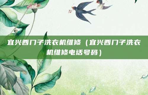 宜兴西门子洗衣机维修（宜兴西门子洗衣机维修电话号码）
