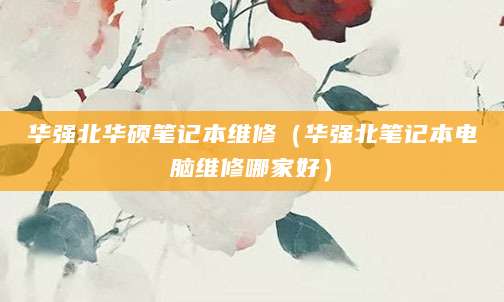 华强北华硕笔记本维修(华强北笔记本电脑维修哪家好)