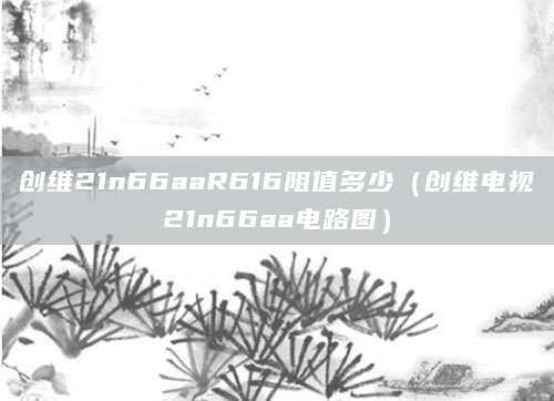 创维21n66aaR616阻值多少（创维电视21n66aa电路图）