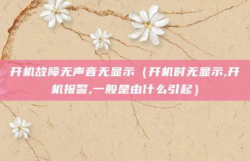 开机故障无声音无显示（开机时无显示,开机报警,一般是由什么引起）
