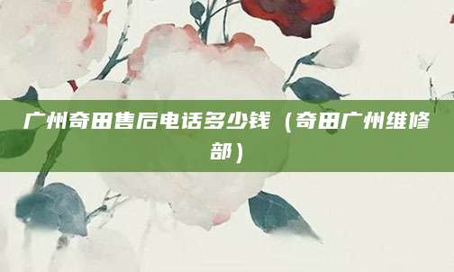 广州奇田售后电话多少钱（奇田广州维修部）