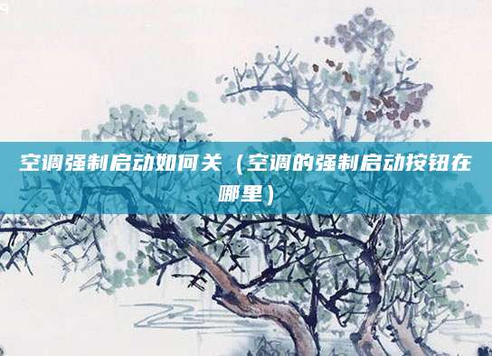 空调强制启动如何关(空调的强制启动按钮在哪里)