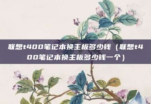 联想t400笔记本换主板多少钱(联想t400笔记本换主板多少钱一个)