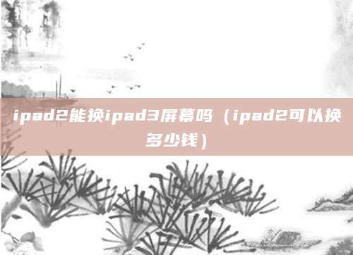 ipad2能换ipad3屏幕吗（ipad2可以换多少钱）