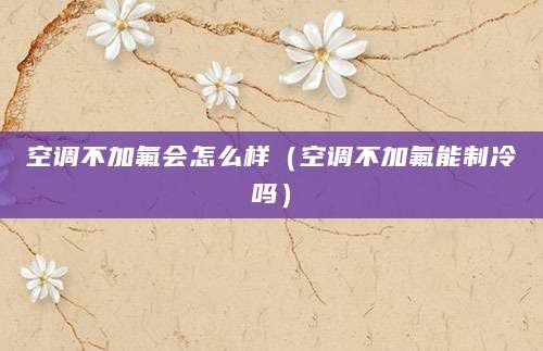 空调不加氟会怎么样（空调不加氟能制冷吗）