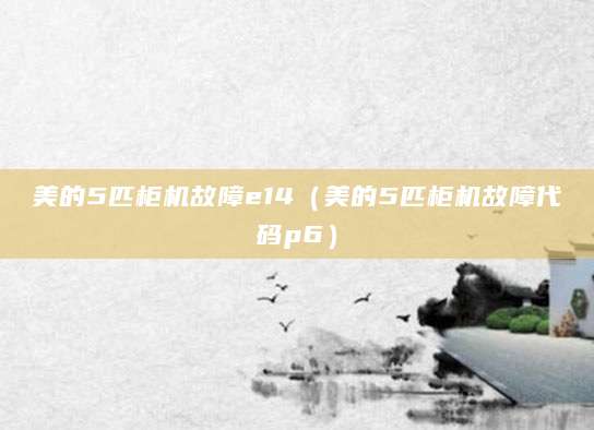美的5匹柜机故障e14（美的5匹柜机故障代码p6）