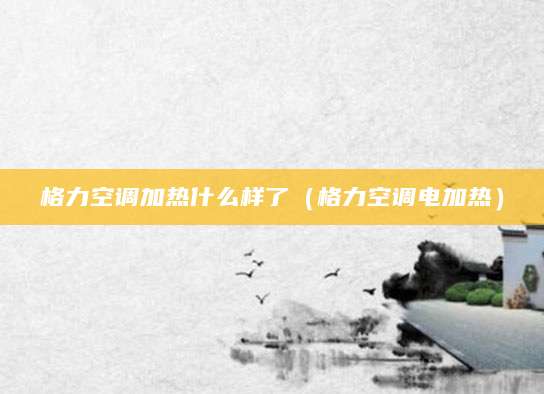 格力空调加热什么样了（格力空调电加热）