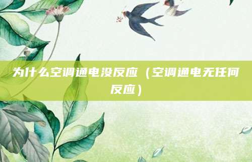 为什么空调通电没反应（空调通电无任何反应）